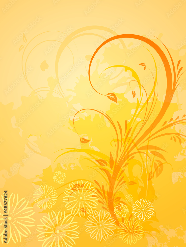 Floral Hintergrund Blumen Kleckse Floral Hintergrund Blumen Kleckse