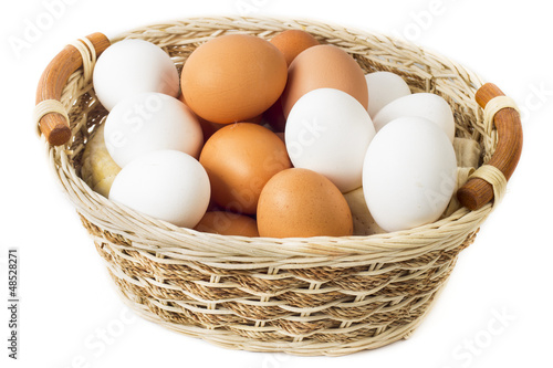 Wallpaper Mural eggs on the white background Torontodigital.ca