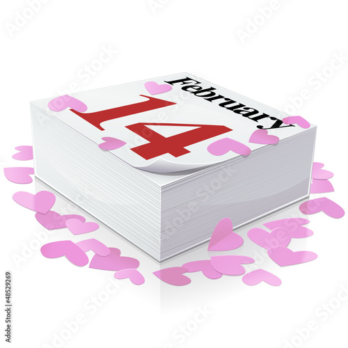 Agenda: February 14th, Valentine's Day and hearts