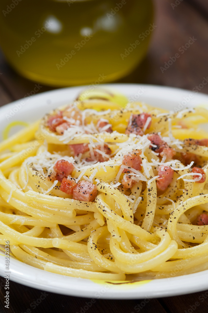 Bucatini alla Carbonara Bucatini alla Carbonara