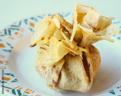 aumônière de crêpe