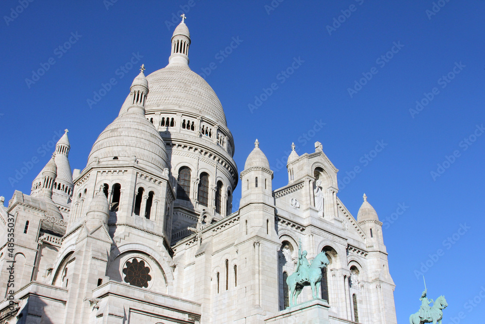 Basilique of Sacre Coeur, Montmartre, Paris, France