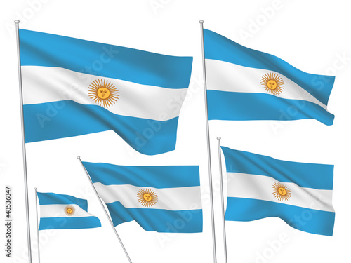 Argentina vector flags