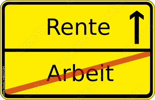 Rente - Arbeit