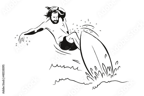 Surfer Illustration