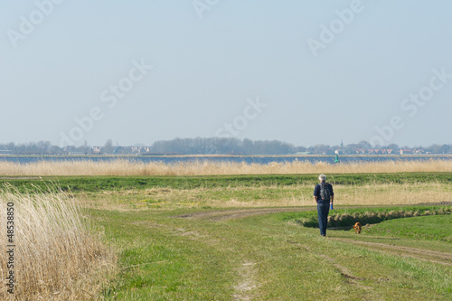 Hiking with dog © Ivonne Wierink