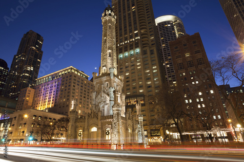Obraz na płótnie Chicago Water Tower w salonie