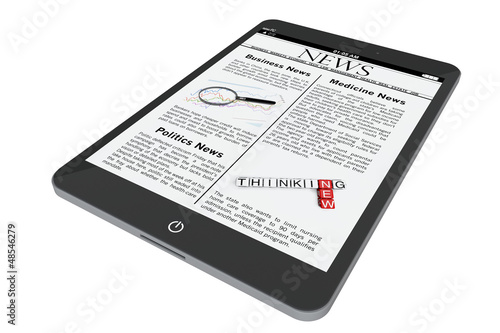 Tablet PC with News