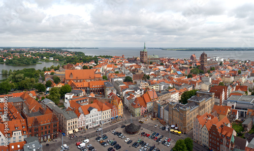 Stralsund Blick von Marienkirche