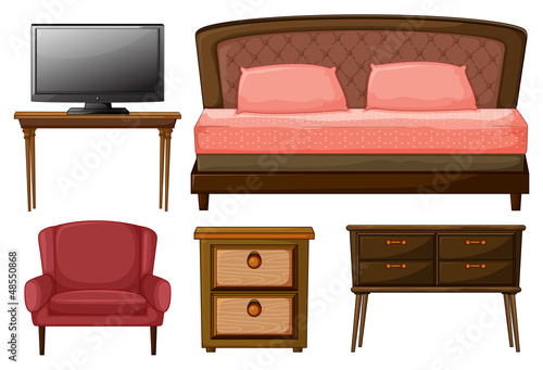 Home furnitures and television