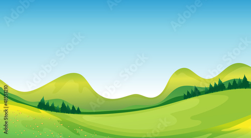 Mother nature on its green and blue side