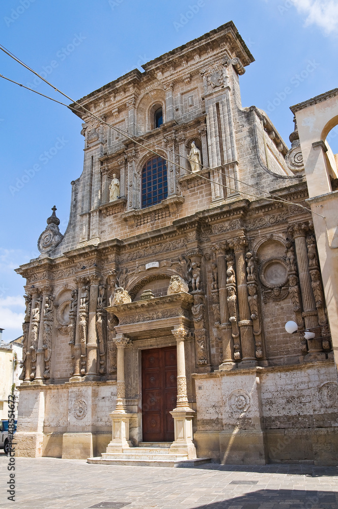 Church of St. Domenico. Nardò. Puglia. Italy. Church of St. Domenico. Nardò. Puglia. Italy.