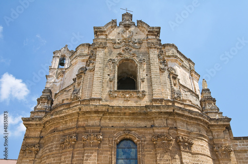 Church of St. Giuseppe. Nard  . Puglia. Italy.