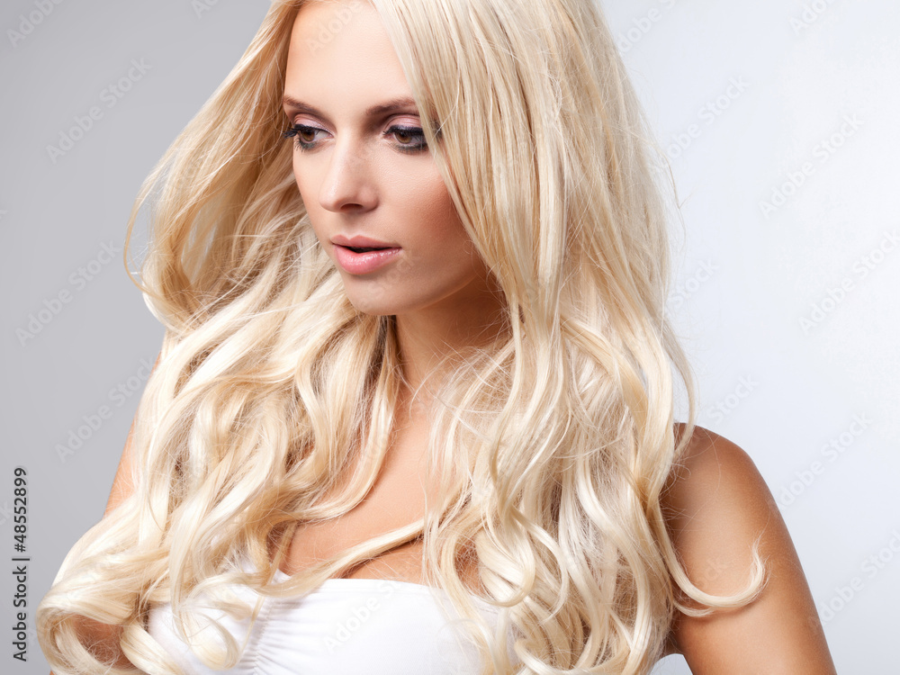 Blonde Hair. High quality image. Blonde Hair. High quality image.