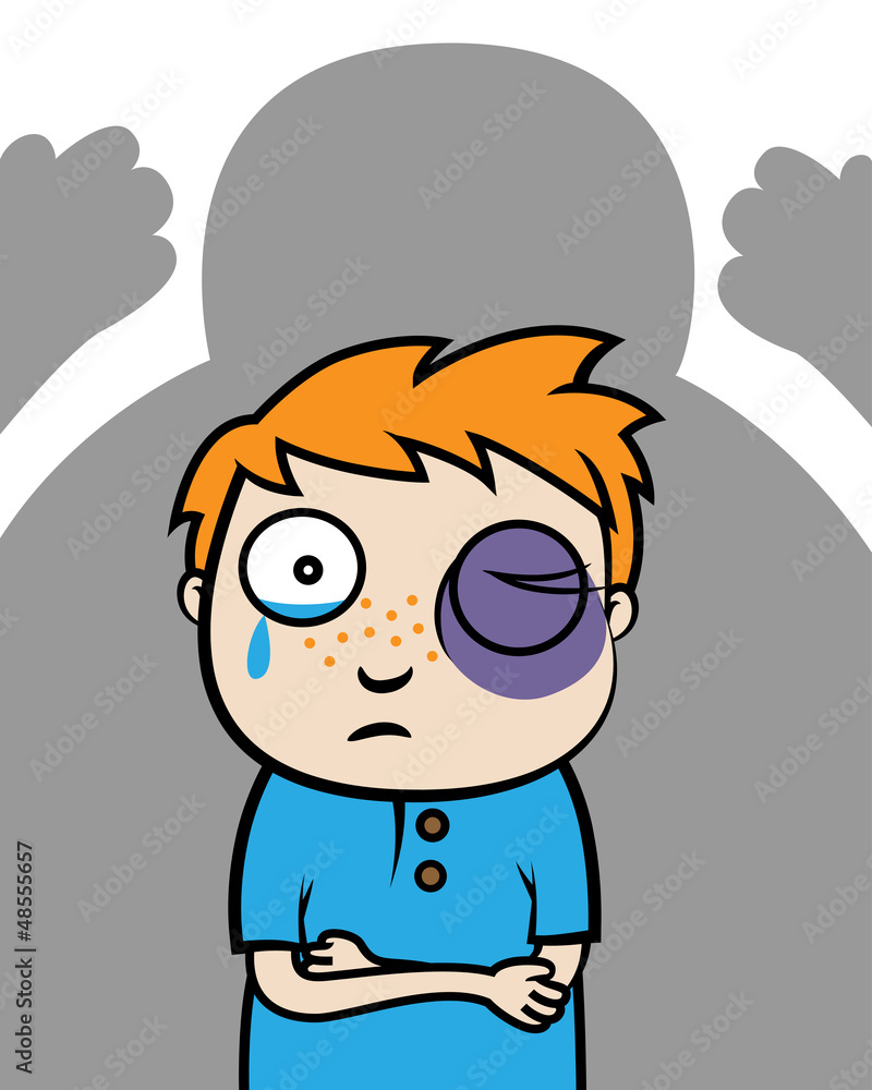 Bullied boy or victim of domestic violence Bullied boy or victim of domestic violence