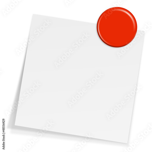 Notizzettel mit Magnet