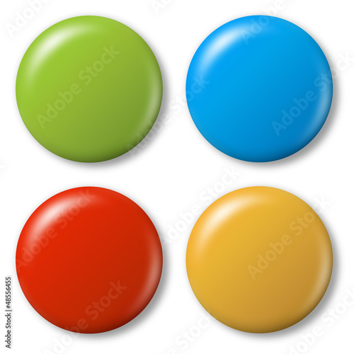 4 farbige Magnete photo
