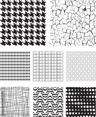 Seamless Repeat Vector Pattern Textures and fills.