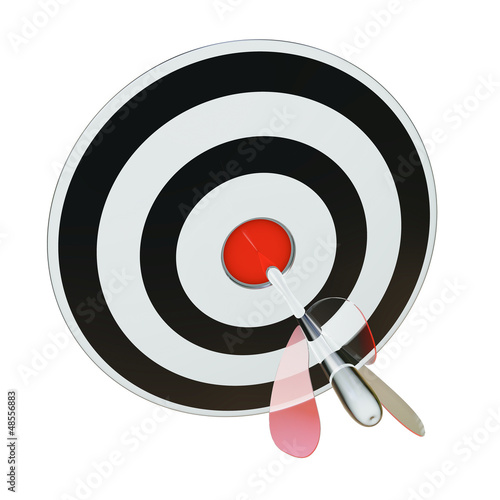 Slika na platnu Success Target - 3D render