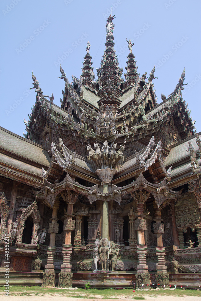 Fototapeta premium Pattaya. The Wood Sanctuary of Truth