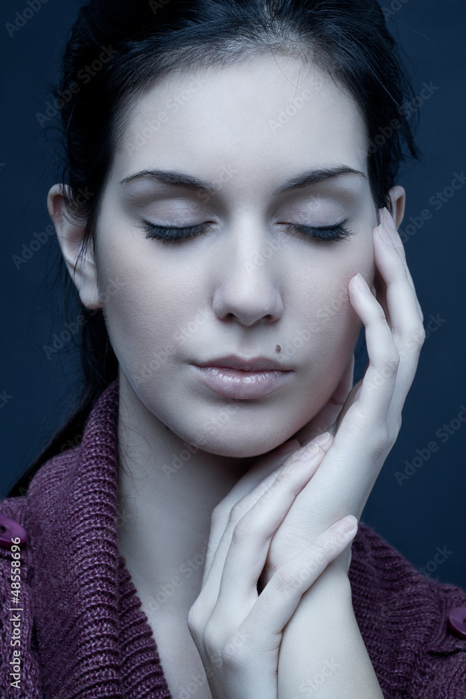 beauty woman closeup portrait beauty woman closeup portrait