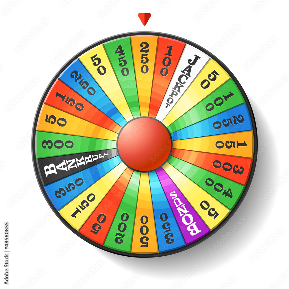 Wheel of fortune Stock Vector | Adobe Stock