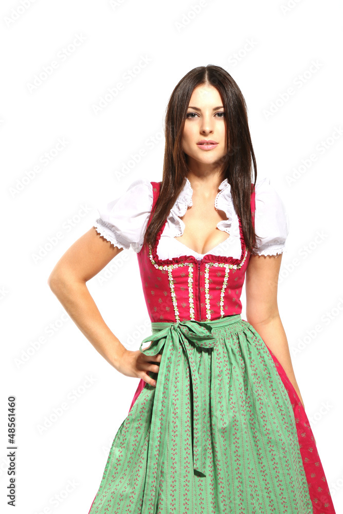 Frau im Dirndl Frau im Dirndl