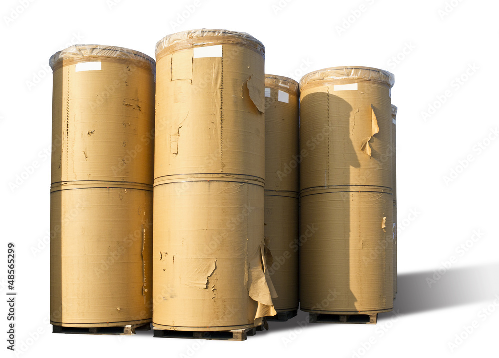 Spools of paper
