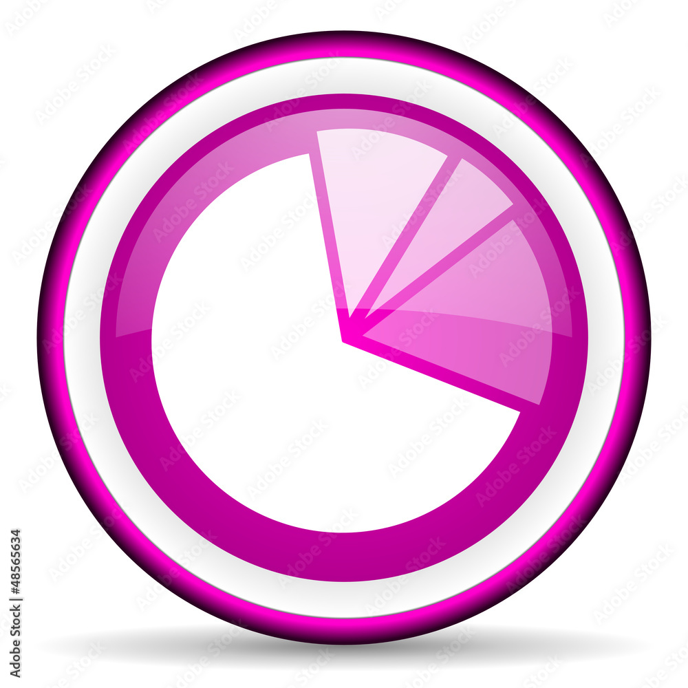 diagram violet glossy icon on white background diagram violet glossy icon on white background