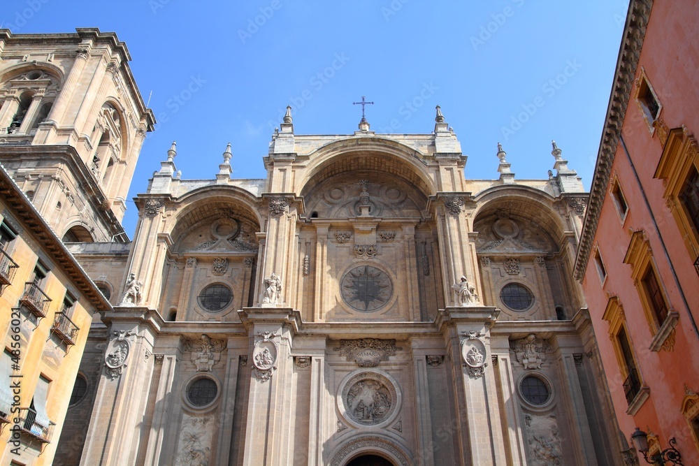 Granada cathedral in Spain