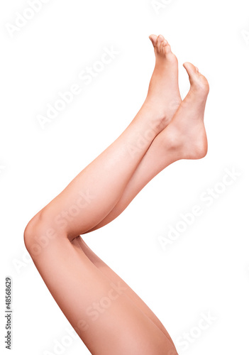 Naked female legs