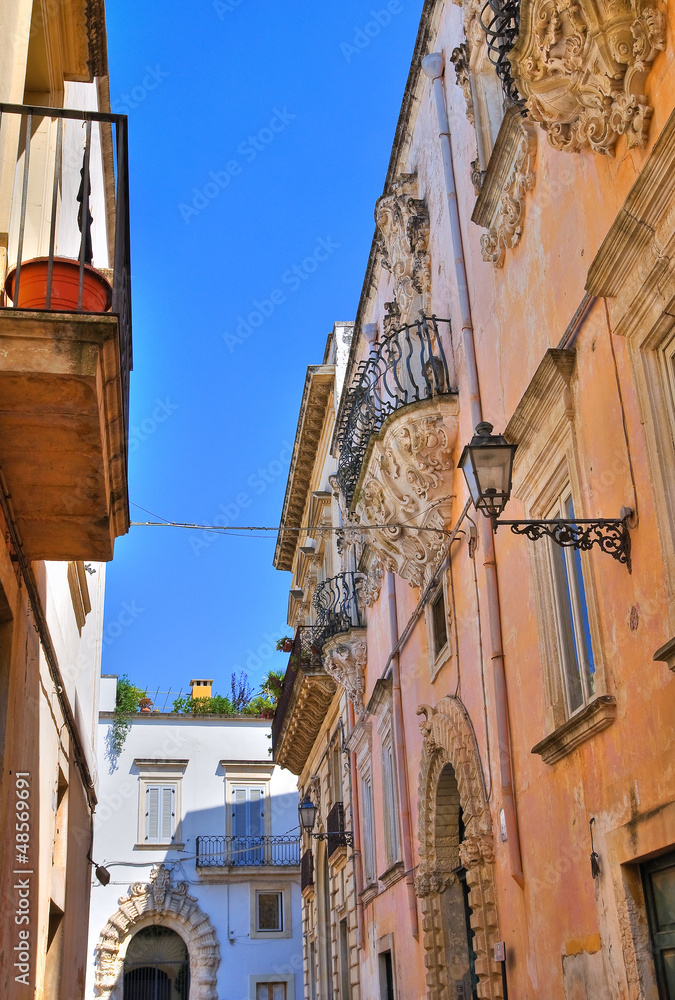 Alleyway. Galatina. Puglia. Italy.