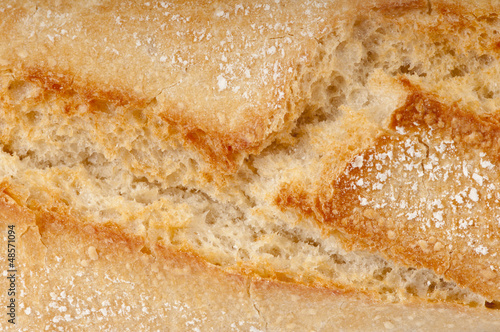 Detail of crusty bread.