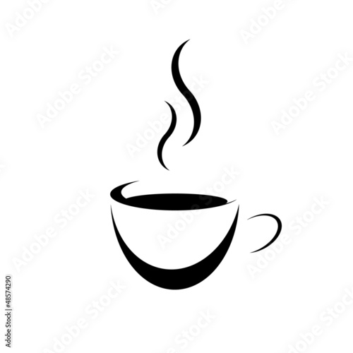 Tasse ohne Unterteller Schwarz