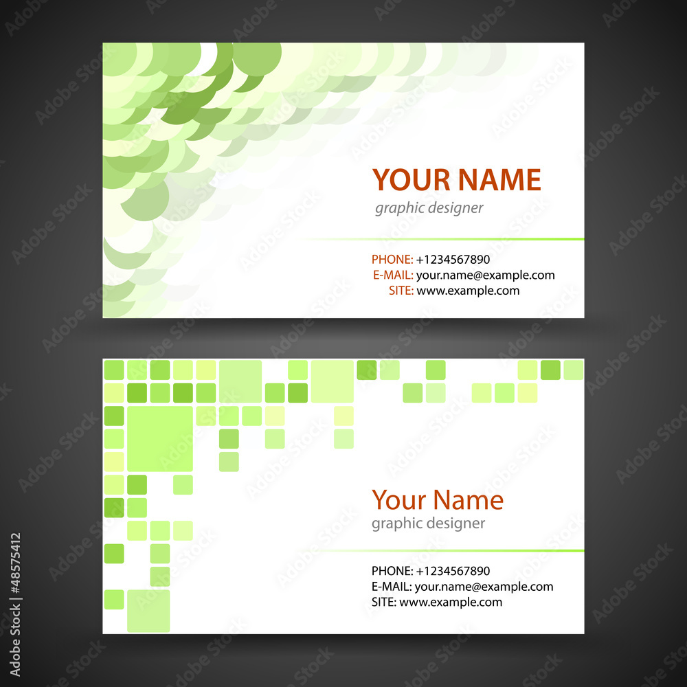 Fototapeta premium Business Card Set