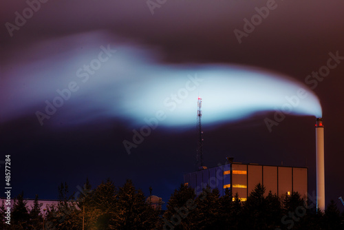 Industrial night landscape ...