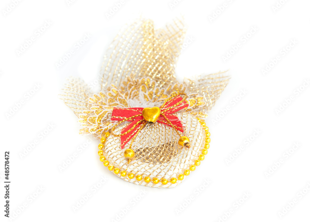 heart trinket (love, valentine day series on the white backgroun