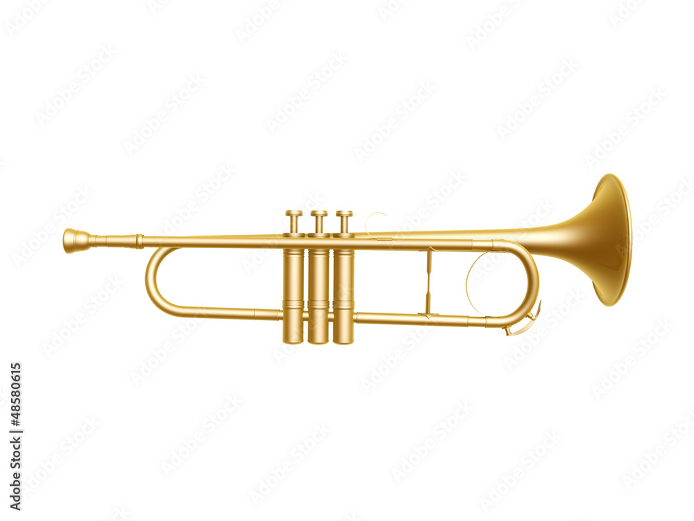 Obraz premium golden trumpet