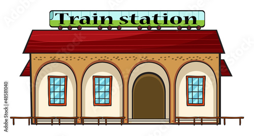 A train station