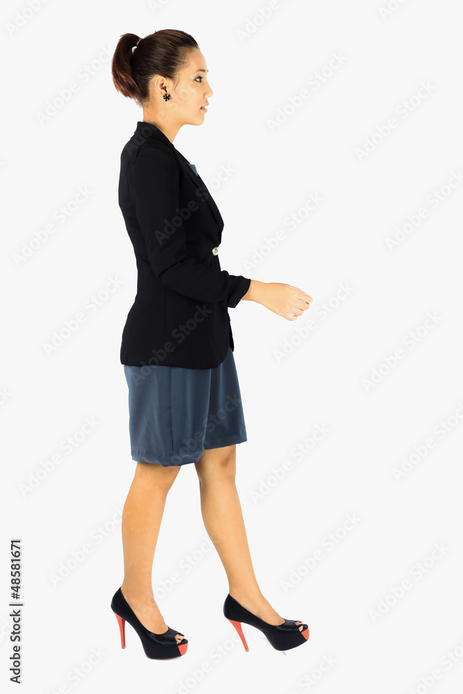 Walking Young Business Walking Young Business
