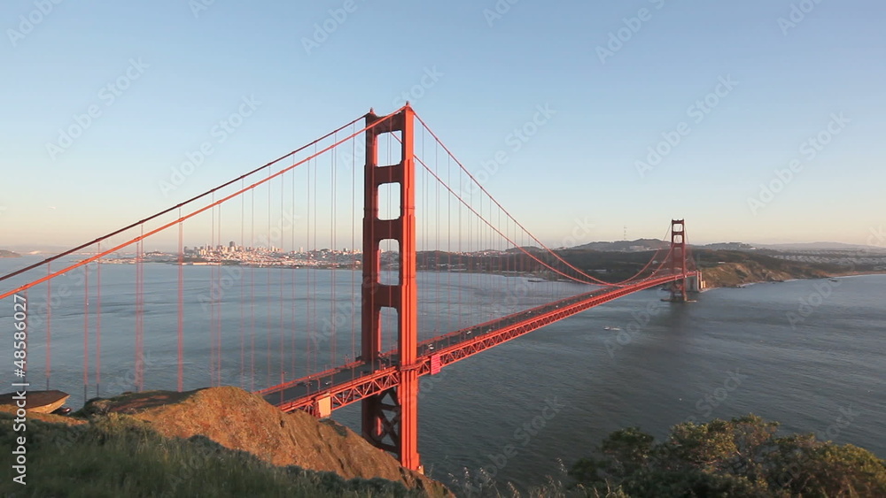 San Francisco Golden Gate Bridge Panorama Shot San Francisco Golden Gate Bridge Panorama Shot
