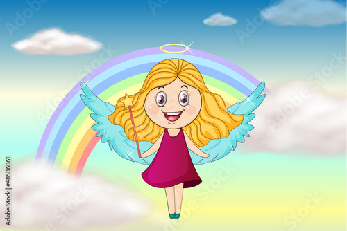 An angle girl