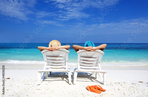 Couple on a beach