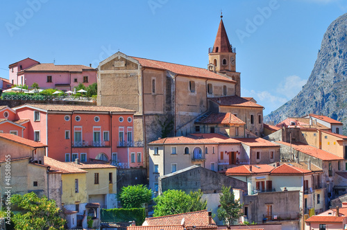 Panoramic view of Maratea. Basilicata. Italy.