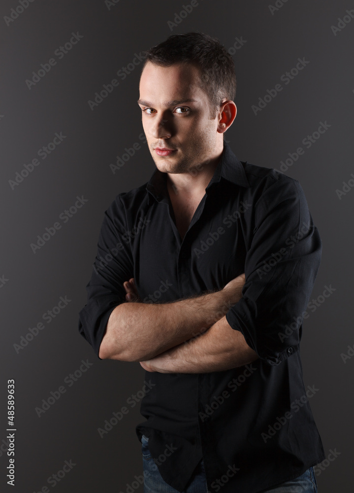 Young Male Fashion Model Young Male Fashion Model