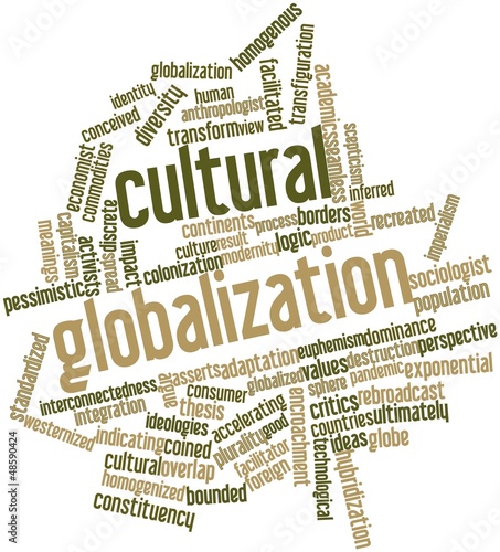 Word cloud for Cultural globalization