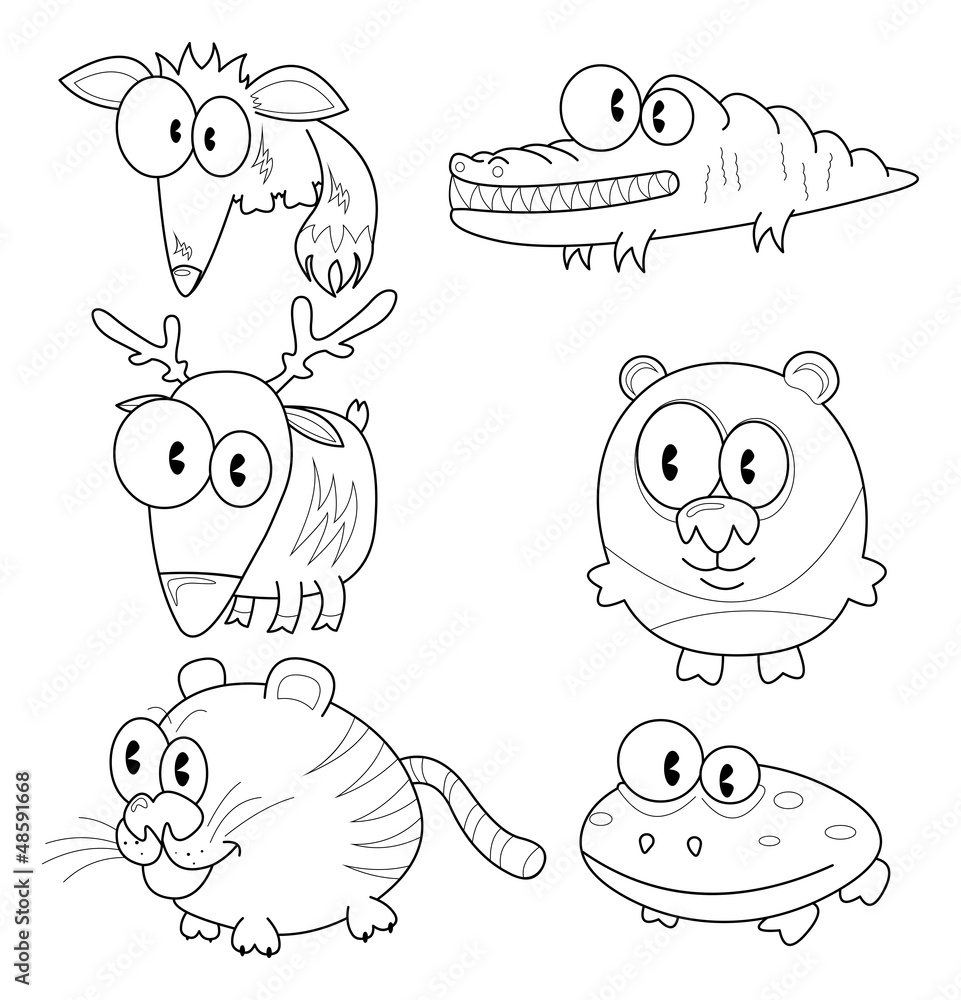 Cartoon animals Cartoon animals