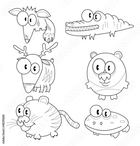 Cartoon animals