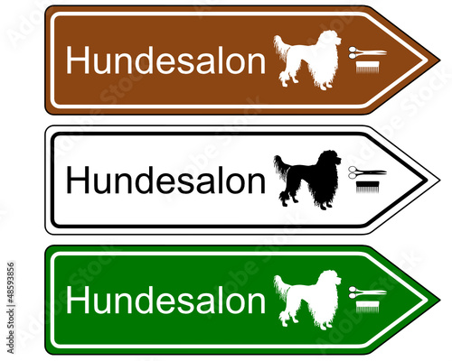 Schild Hundesalon