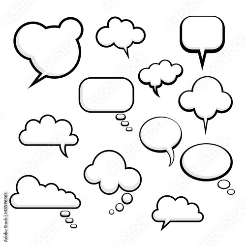 comic speech bubbles